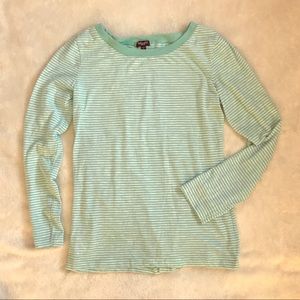 Anthropologie Splendid Button Back Top